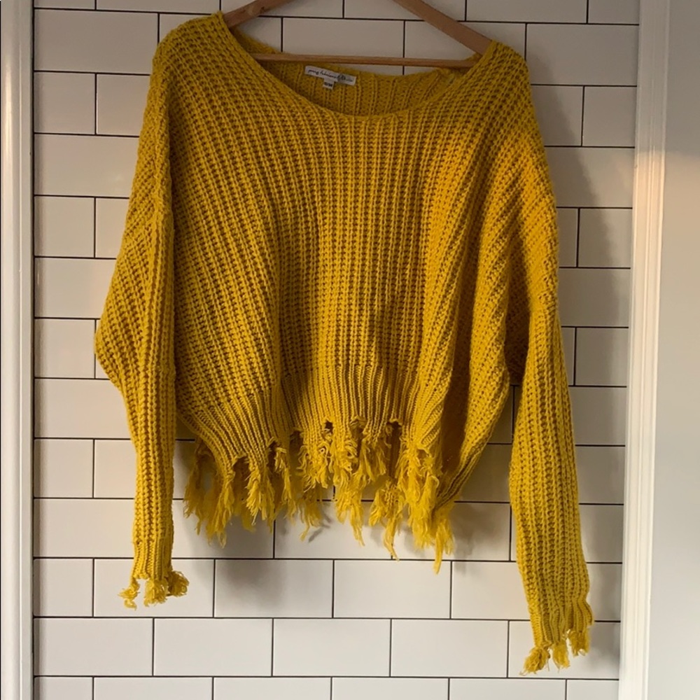 Mustard sweater